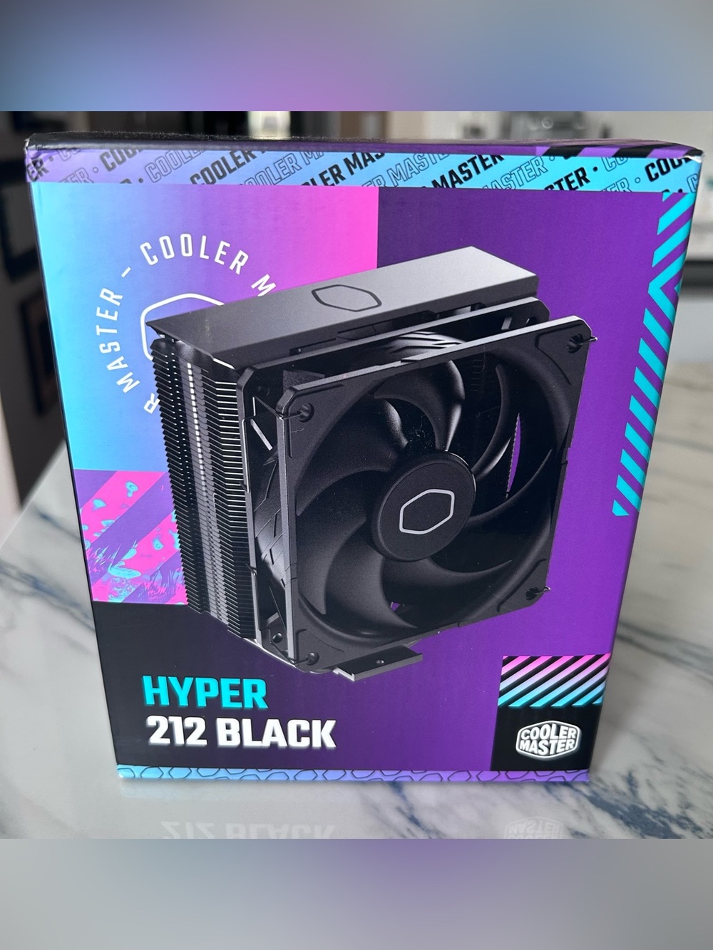 Cooler Master NIB Hyper 212 Black 120mm CPU air Cooler fan